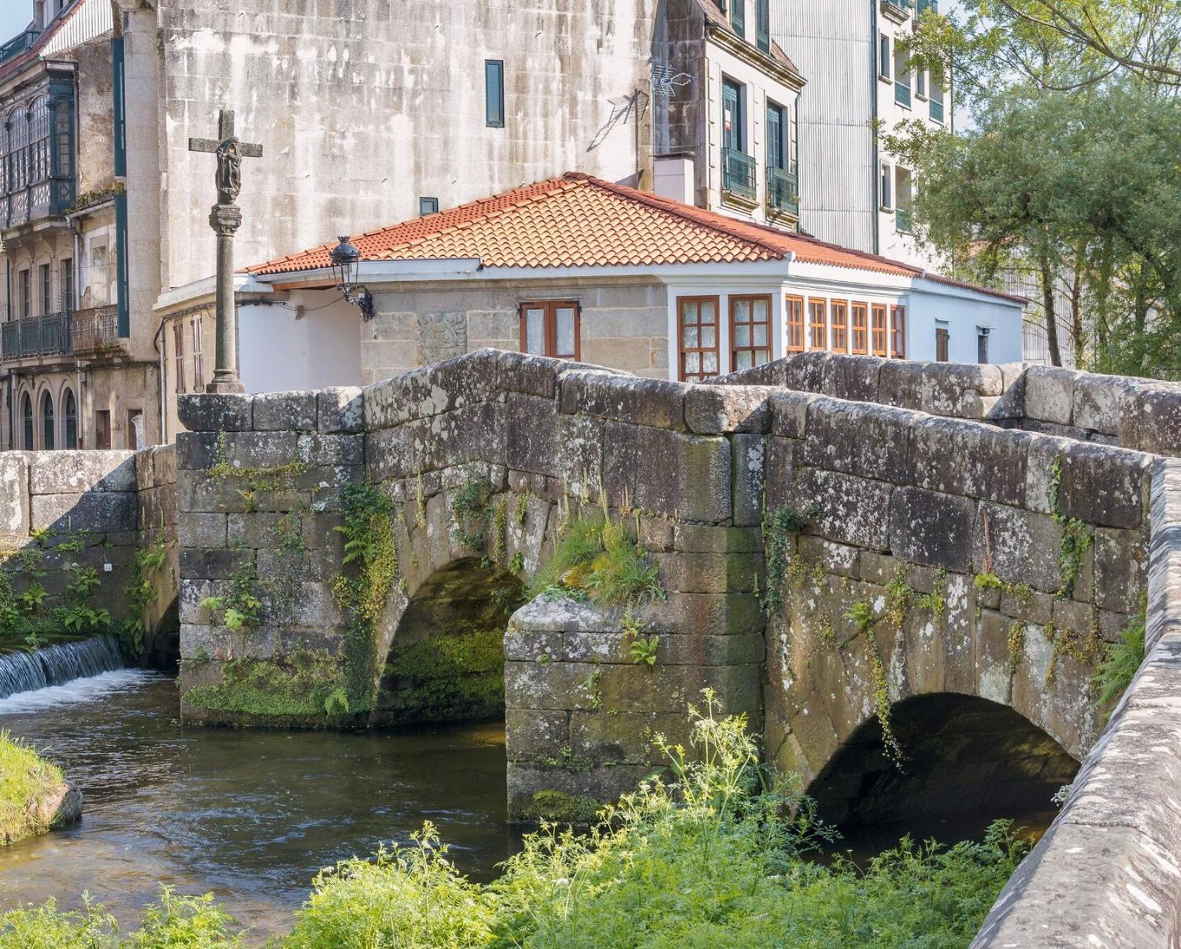 Alojamiento Ponte Romana Lejlighed Caldas De Reis Eksteriør billede